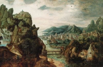 Mountain landscape - Herri met de Bles