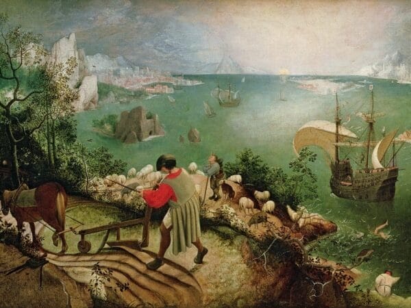 Landscape with the Fall of Icarus - Pieter Brueghel the Elder