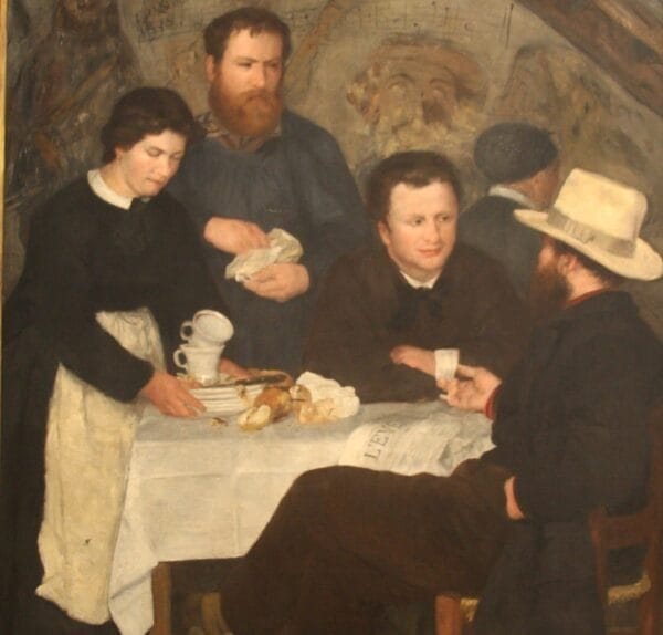 Mother Anthony's Tavern - Pierre-Auguste Renoir 1866