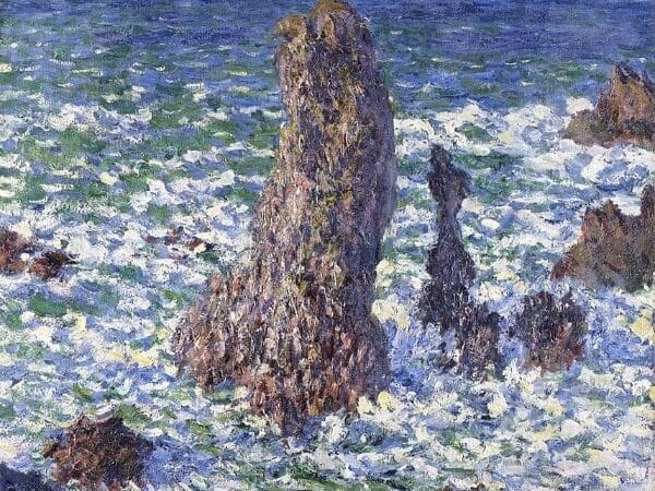 Les Pyramides de Port-Coton - Claude Monet 1886